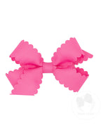 Scalloped Edge Grosgrain Bow