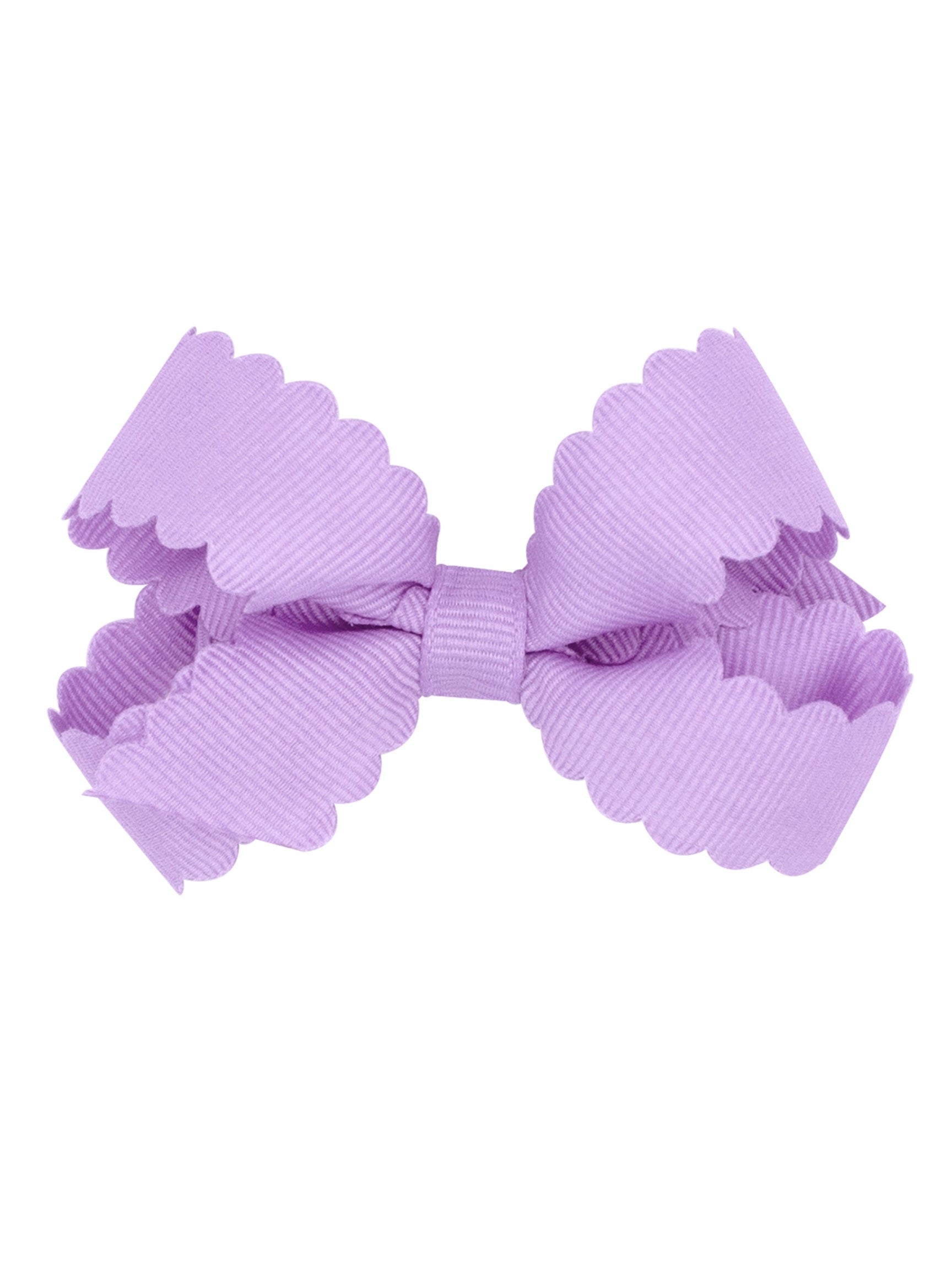 Scalloped Edge Grosgrain Bow
