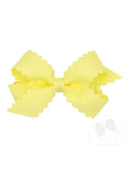 Scalloped Edge Grosgrain Bow