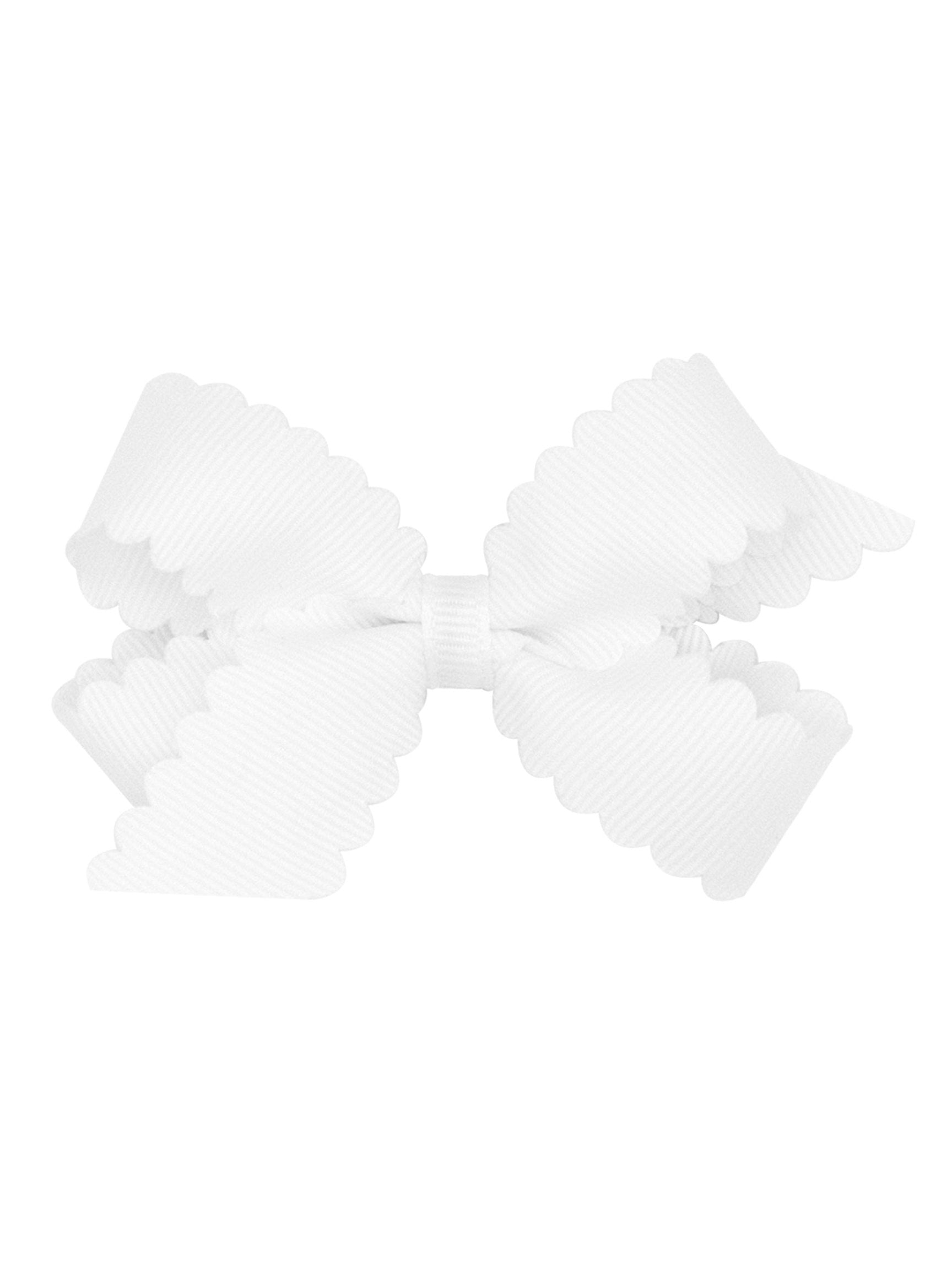 Scalloped Edge Grosgrain Bow