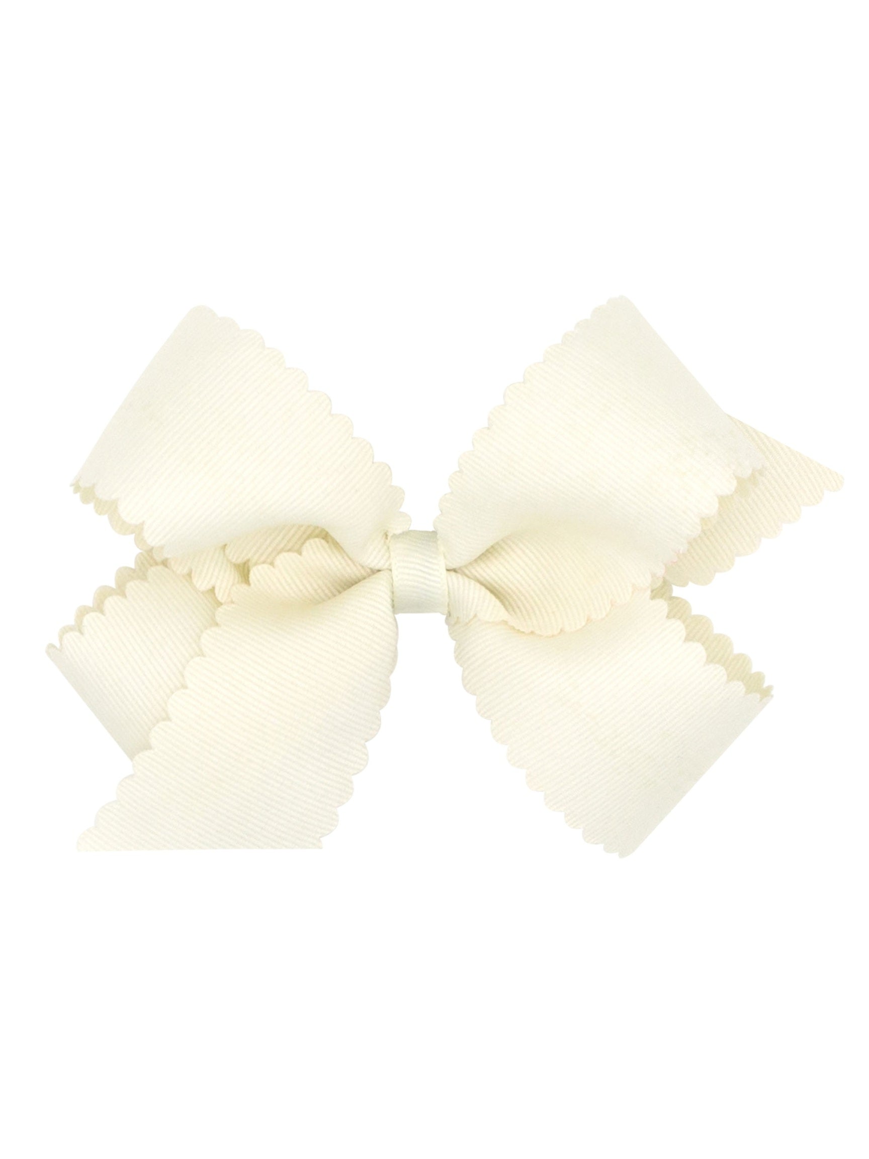 Scalloped Edge Grosgrain Bow