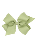 Scalloped Edge Grosgrain Bow