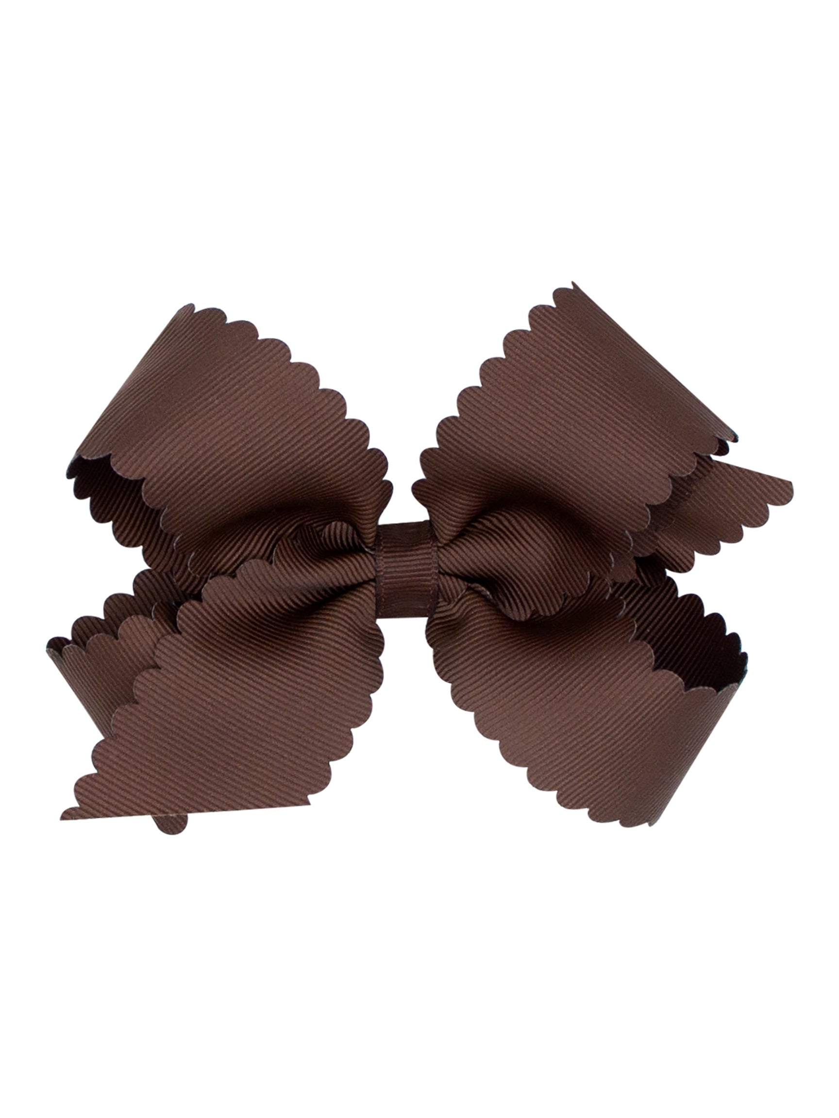 Scalloped Edge Grosgrain Bow