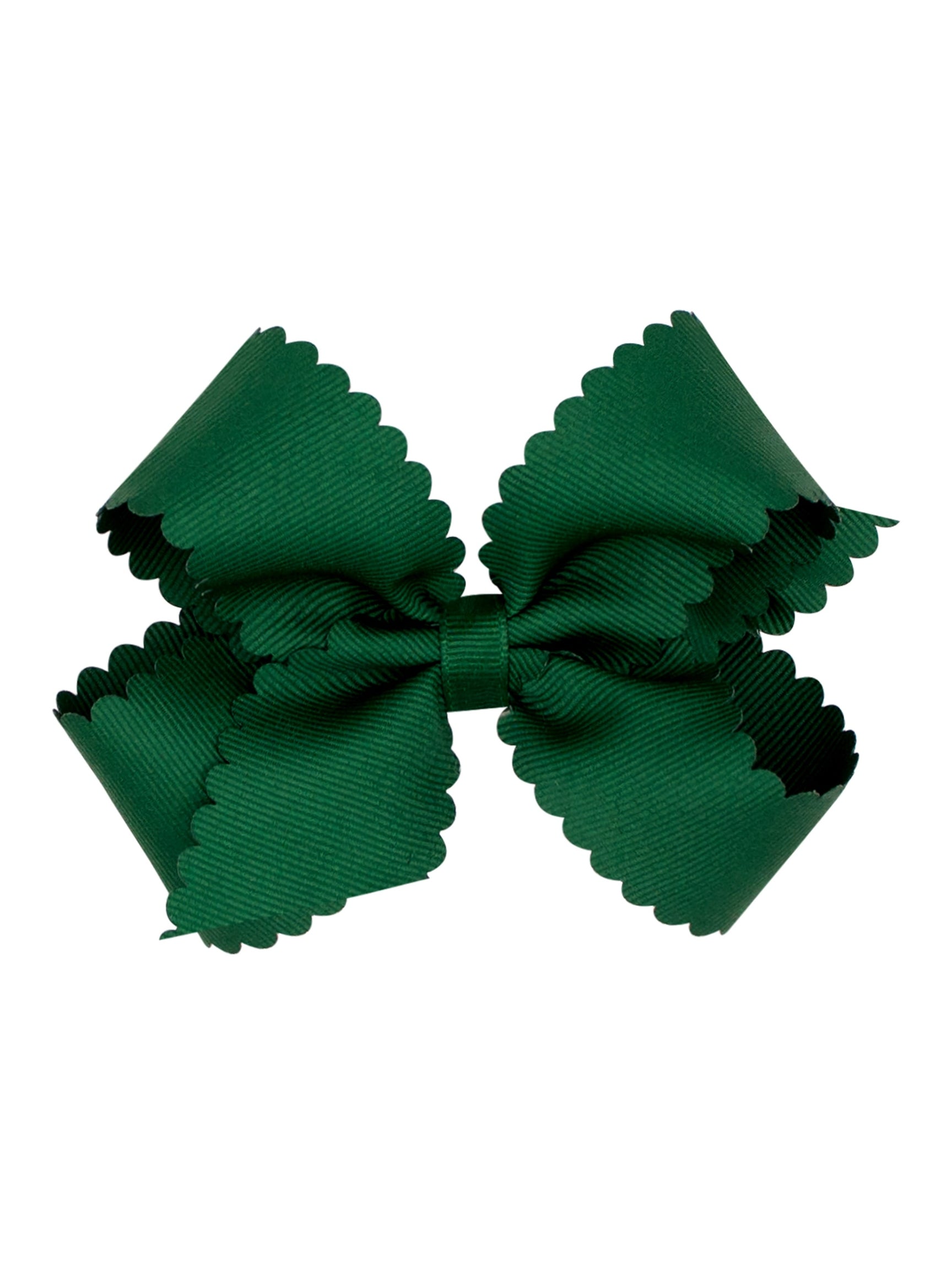 Scalloped Edge Grosgrain Bow