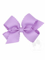 Scalloped Edge Grosgrain Bow
