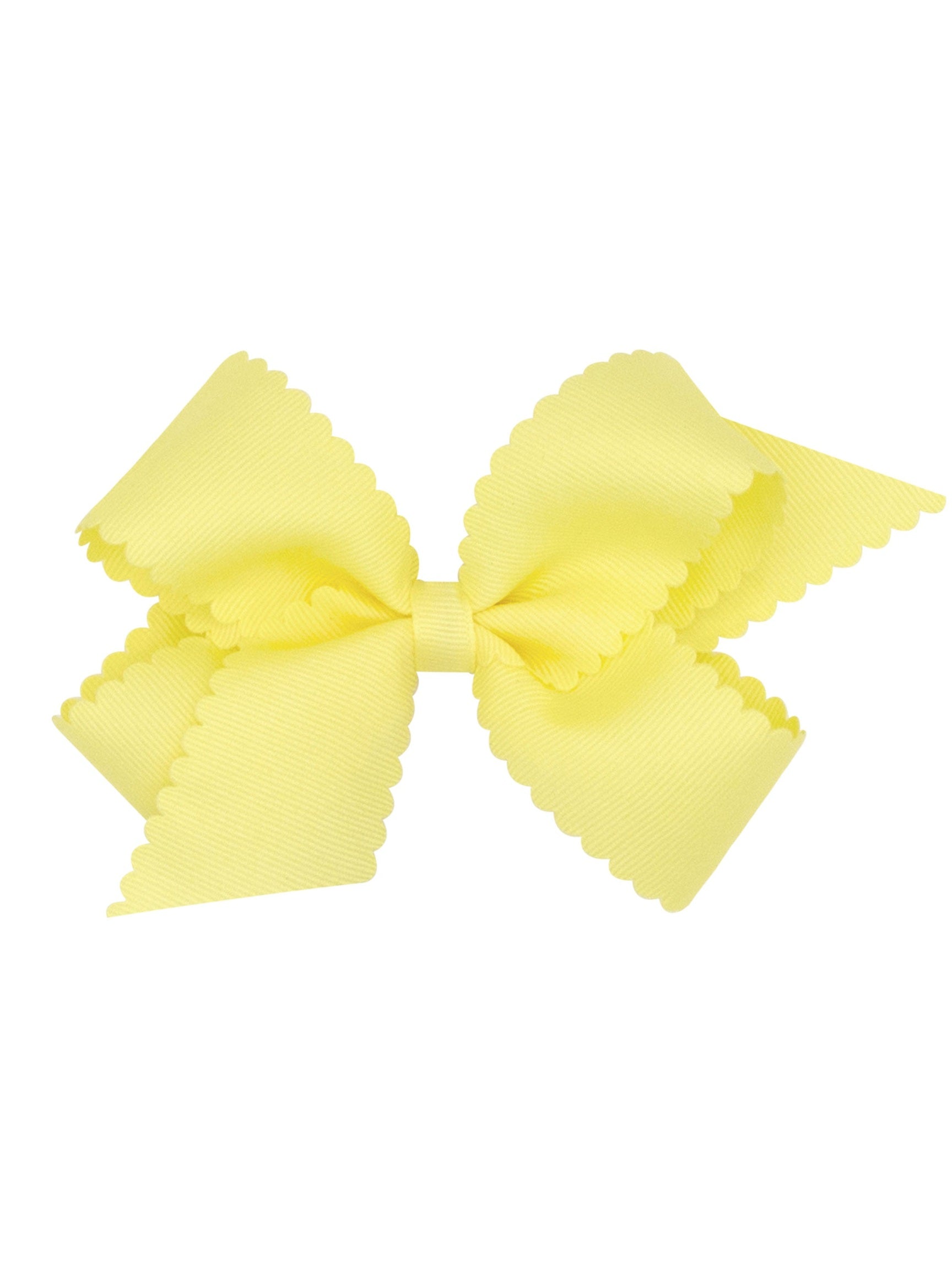 Scalloped Edge Grosgrain Bow