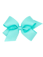 Scalloped Edge Grosgrain Bow