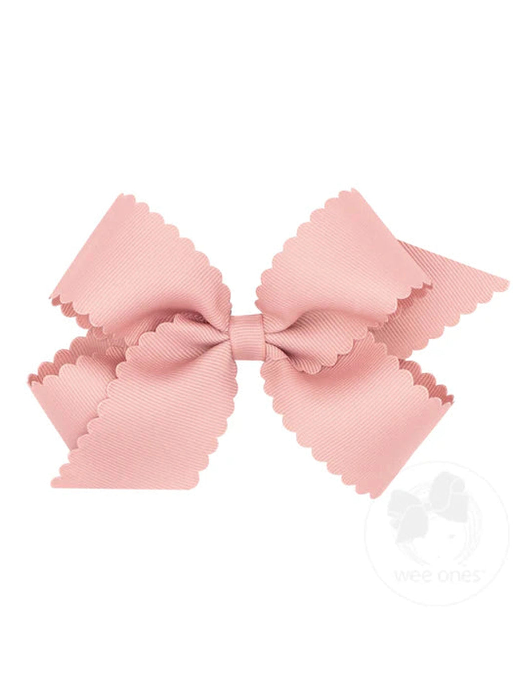 Scalloped Edge Grosgrain Bow