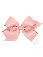 Scalloped Edge Grosgrain Bow