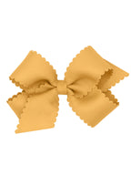 Scalloped Edge Grosgrain Bow
