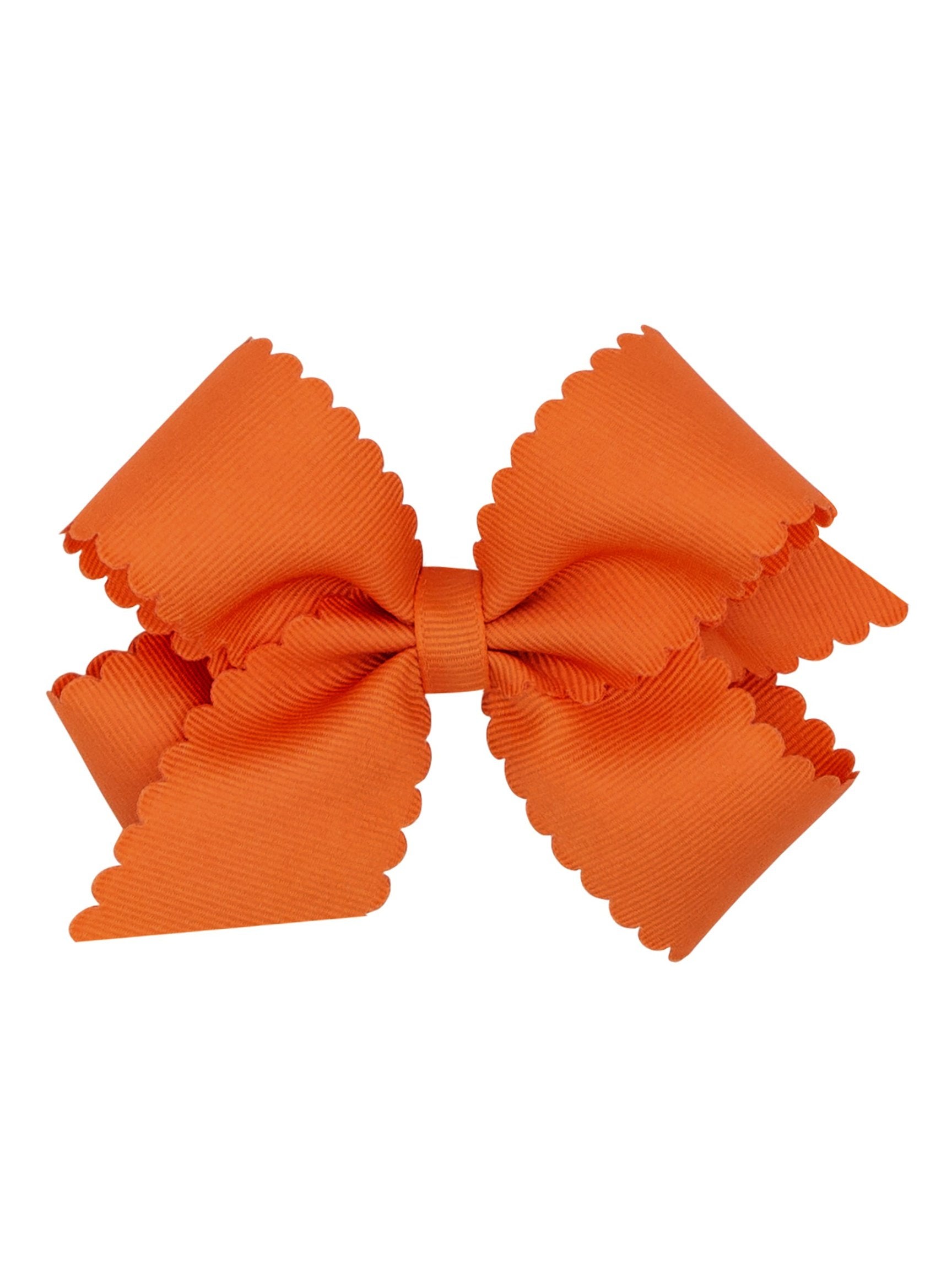 Scalloped Edge Grosgrain Bow