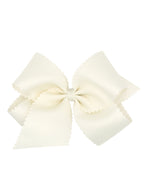 Scalloped Edge Grosgrain Bow