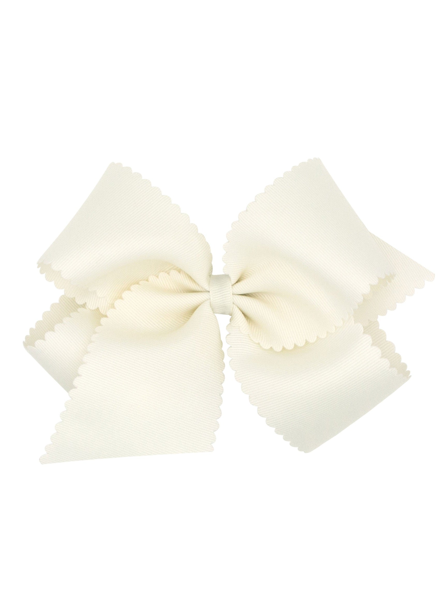 Scalloped Edge Grosgrain Bow