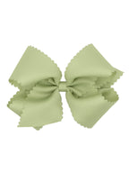 Scalloped Edge Grosgrain Bow
