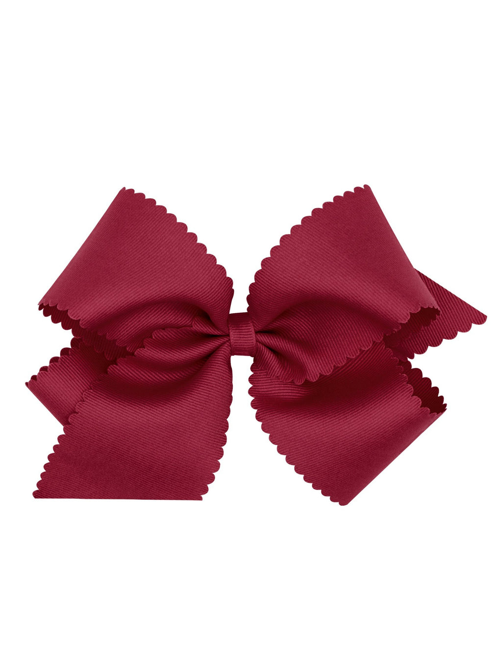 Scalloped Edge Grosgrain Bow
