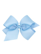 Scalloped Edge Grosgrain Bow