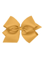 Scalloped Edge Grosgrain Bow