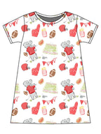 PRE-ORDER Charlotte Play Dress - Game Day Dawgs Elephant