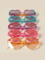 Kid's Heart Shaped Gradient Sunglasses