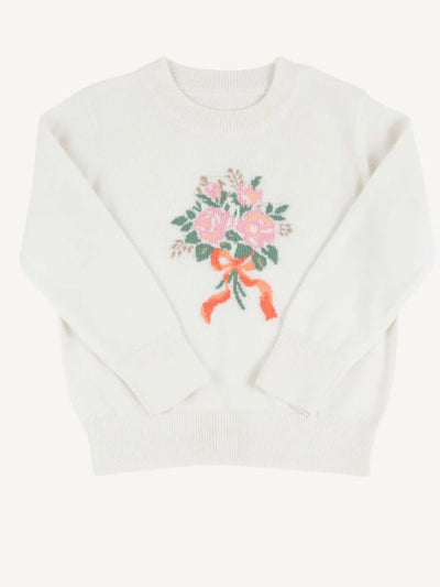 Isabelle's Intarsia Sweater - Floral Bouquet