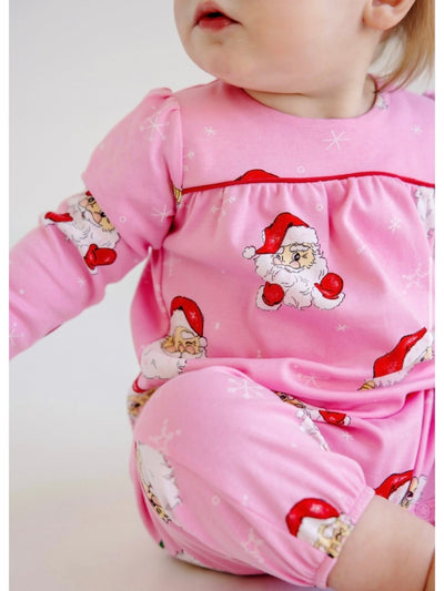 Long Sleeve Penny's Playsuit - Dear Santa