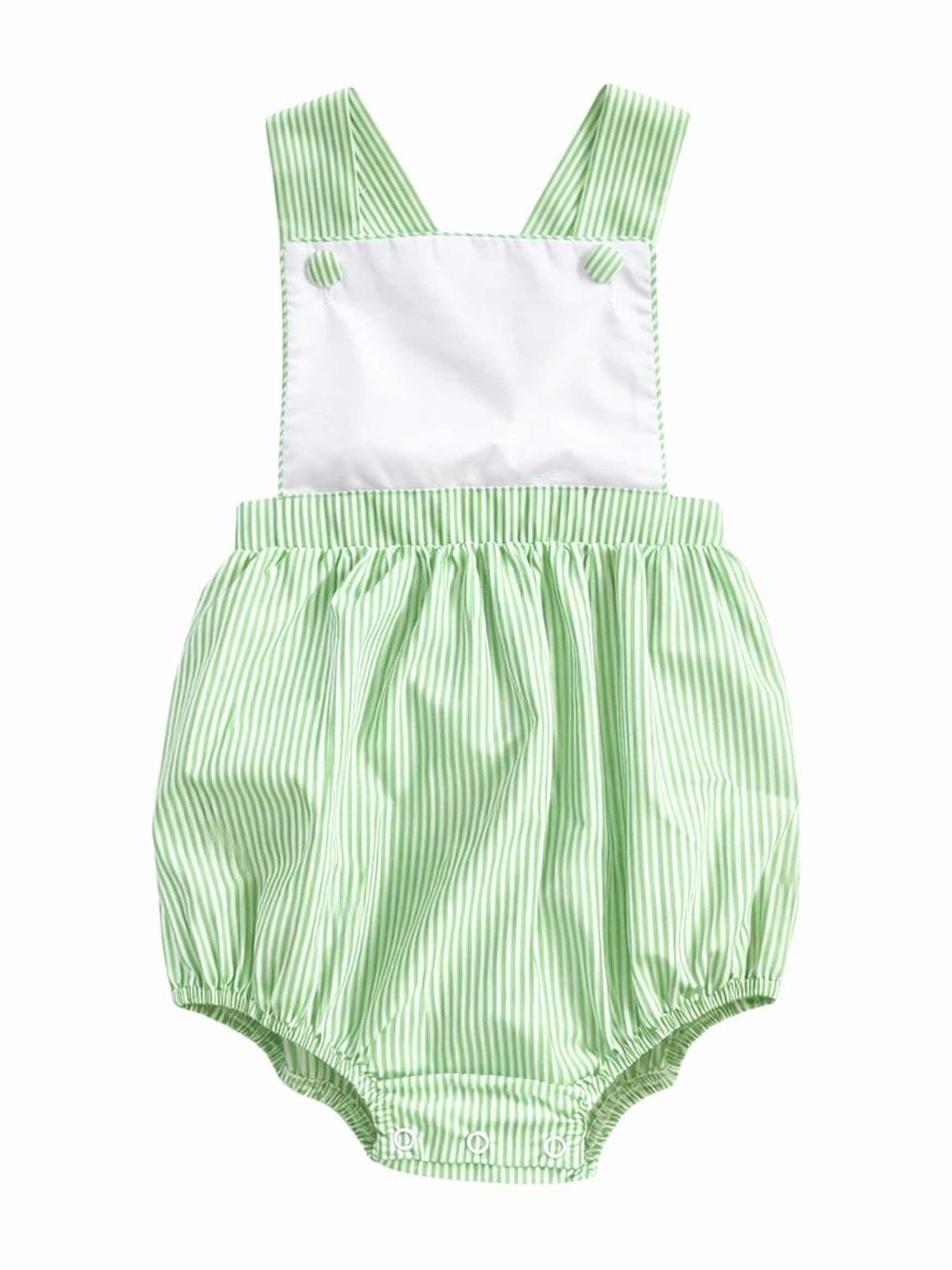 Green Pinstripe Boy Bubble