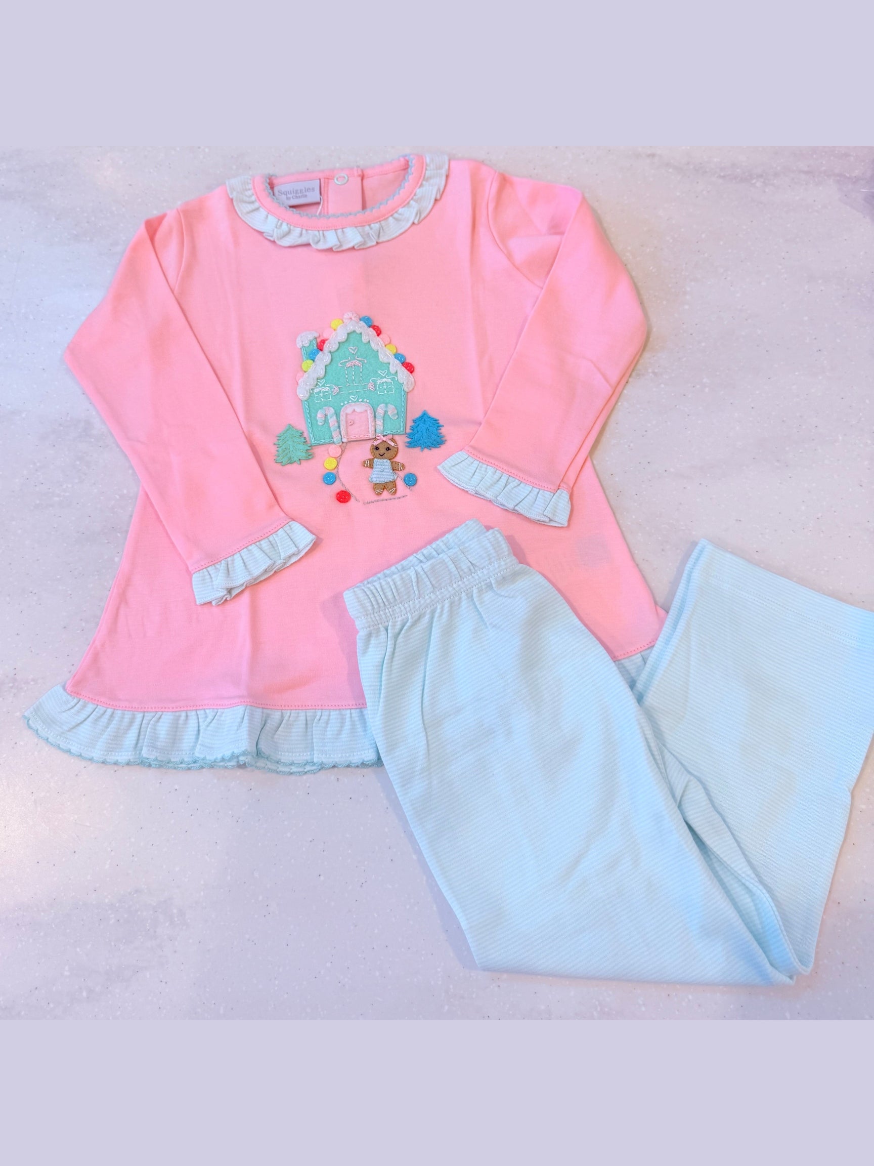 Cookie's House Applique Leggings Set
