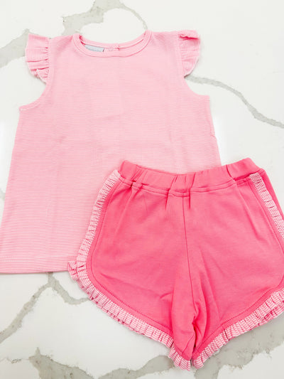 Mindy Striped Shorts Set