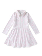 Pink Toile L/S Tennis Dress