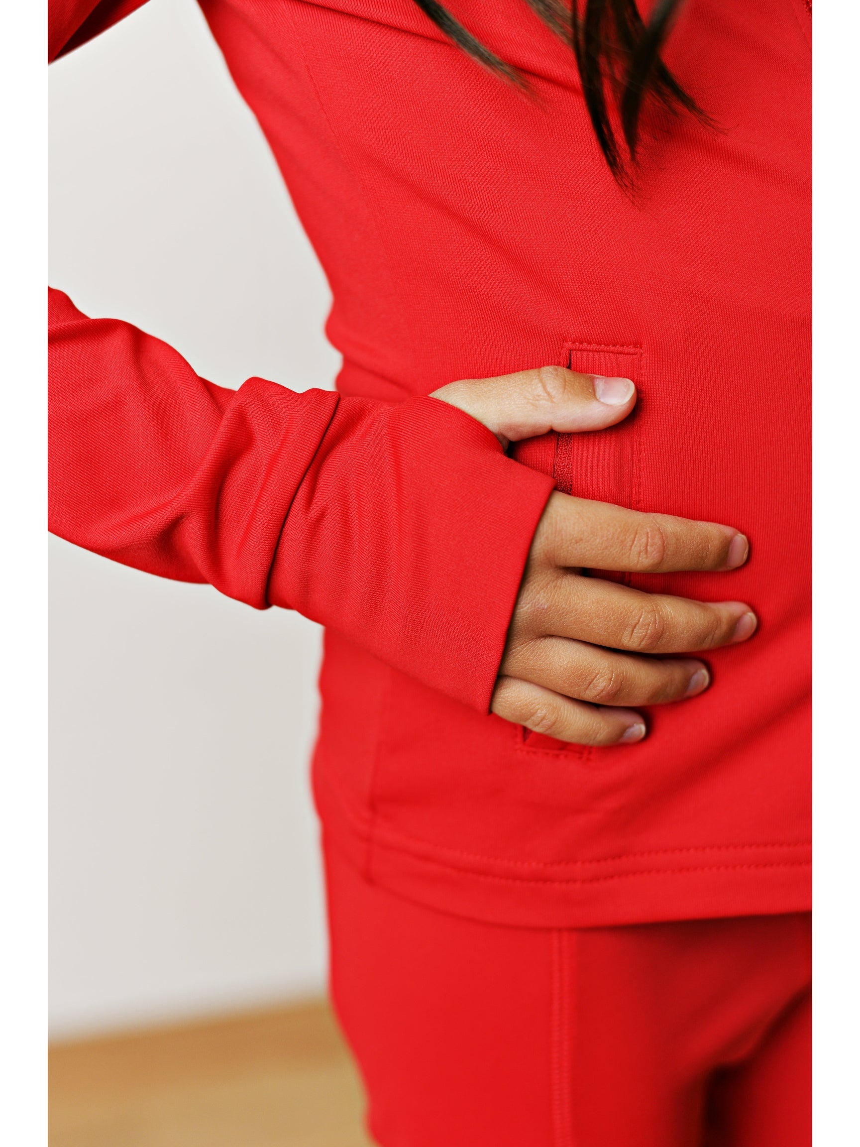Athletic Jacket- Scarlet