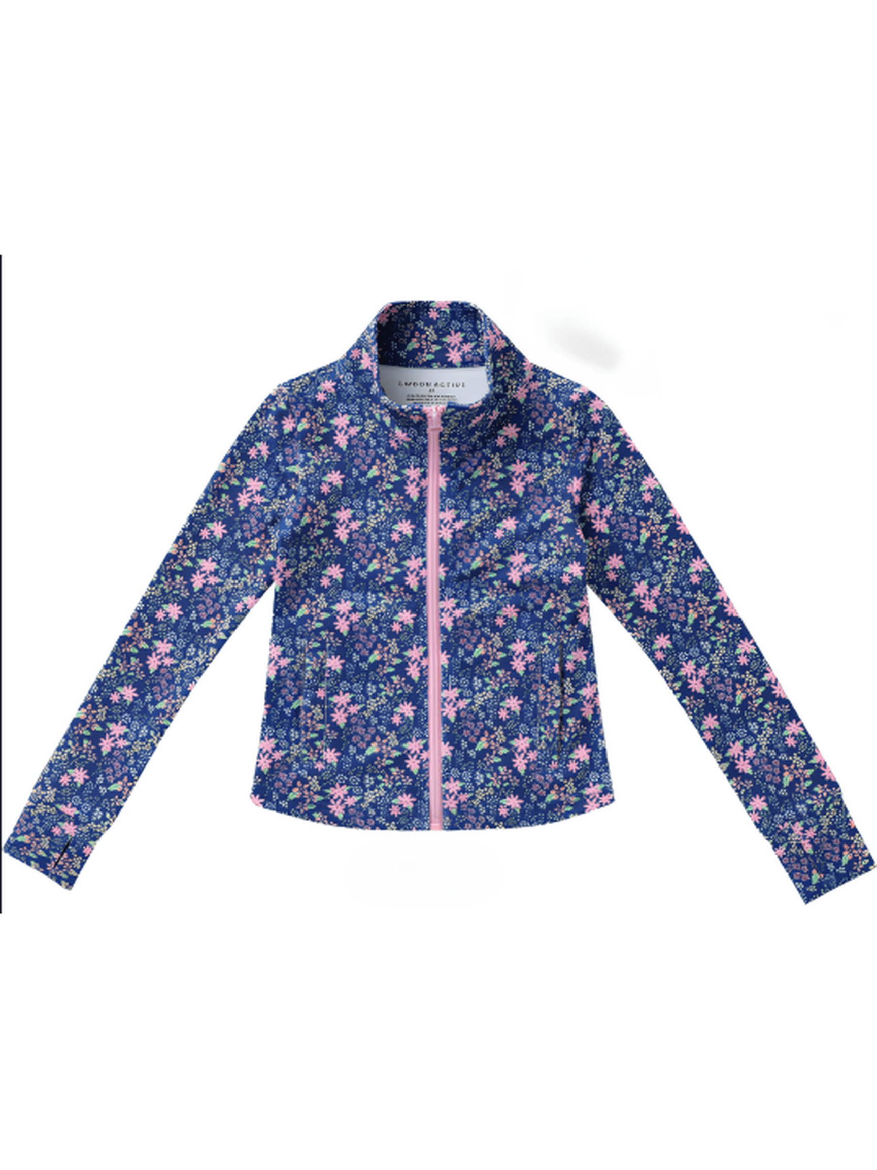 Navy Ditsy Floral Active Jacket