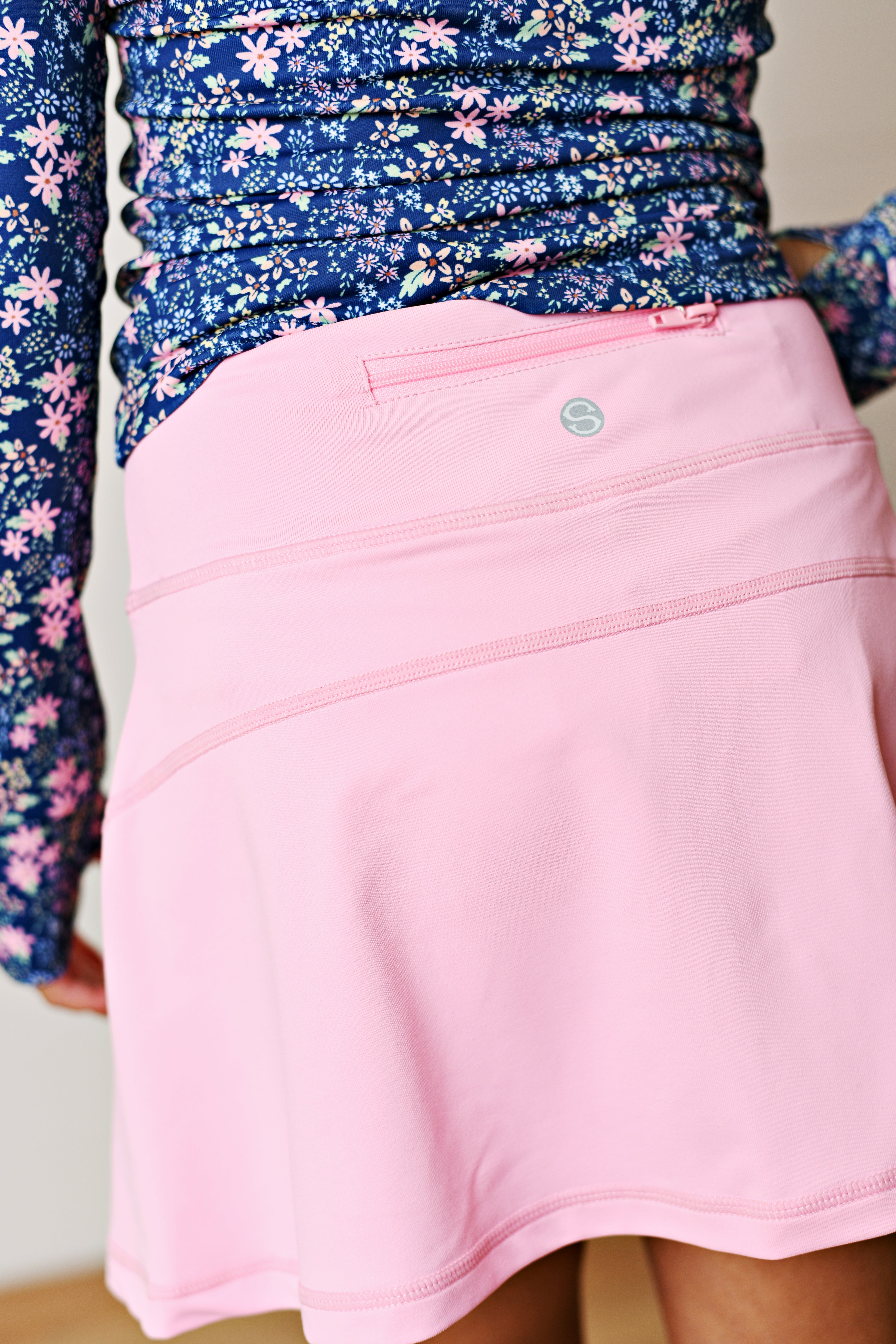 Bubblegum Pink Active Skirt