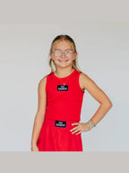 The Alli Airy Tank Go Dawgs Woven Label