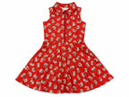 Red & Black Football Tennis Dress