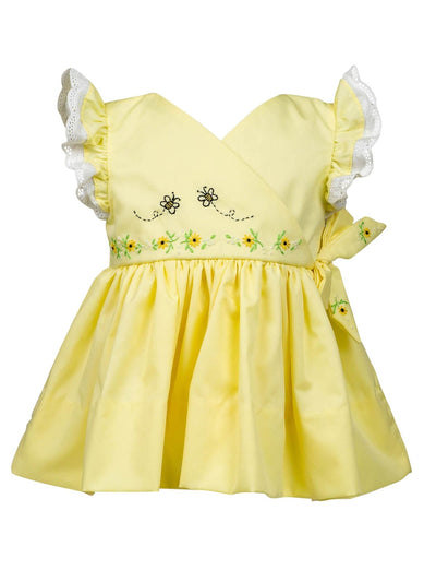 Alys Yellow Wrap Dress