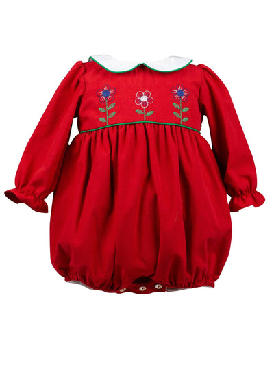 Annika Red Flower Bubble