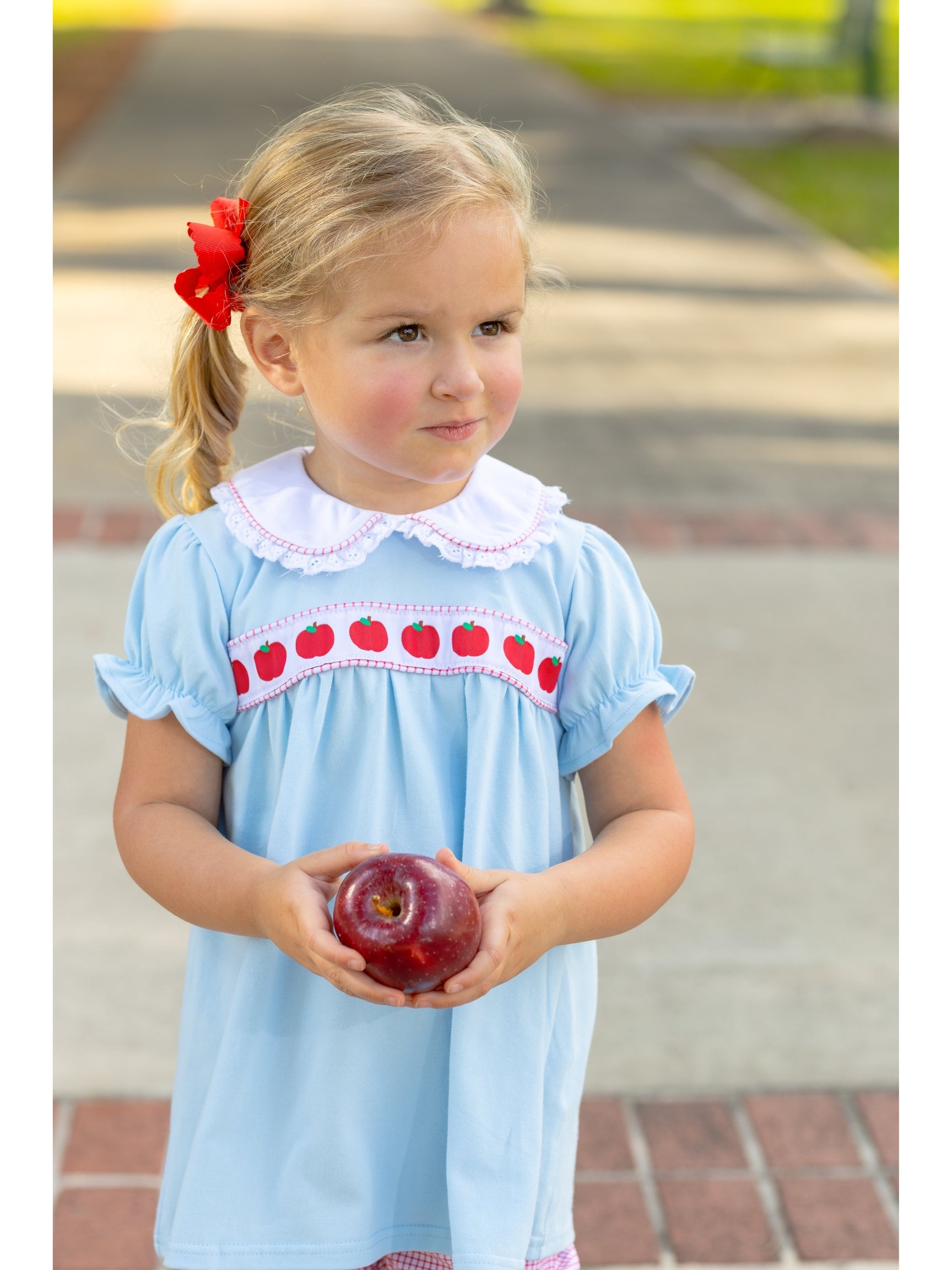 Apple Ribbon Bloomer Set