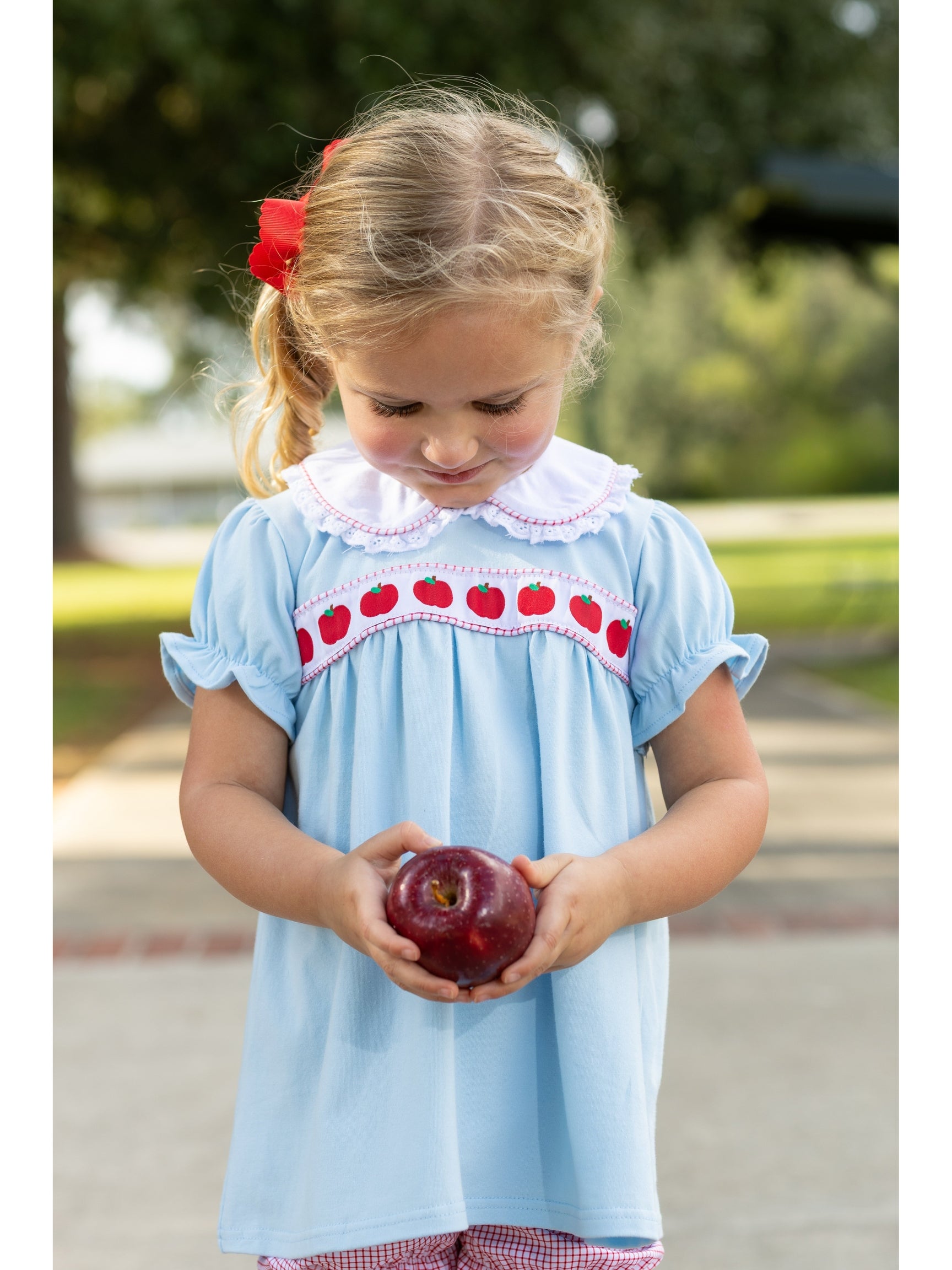 Apple Ribbon Bloomer Set