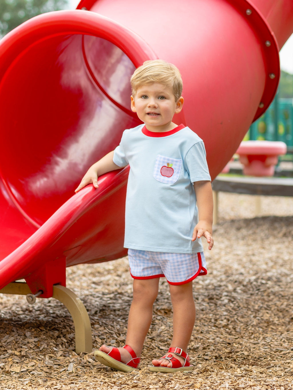 Boys Apple Trio Short Set