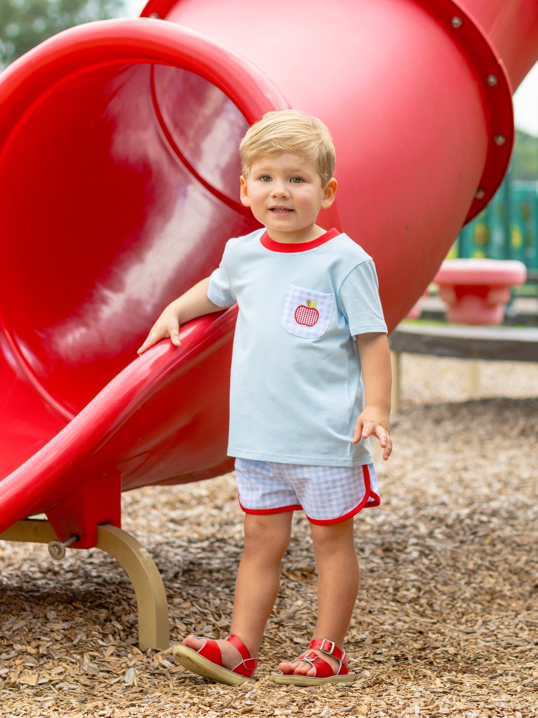 Boys Apple Trio Short Set