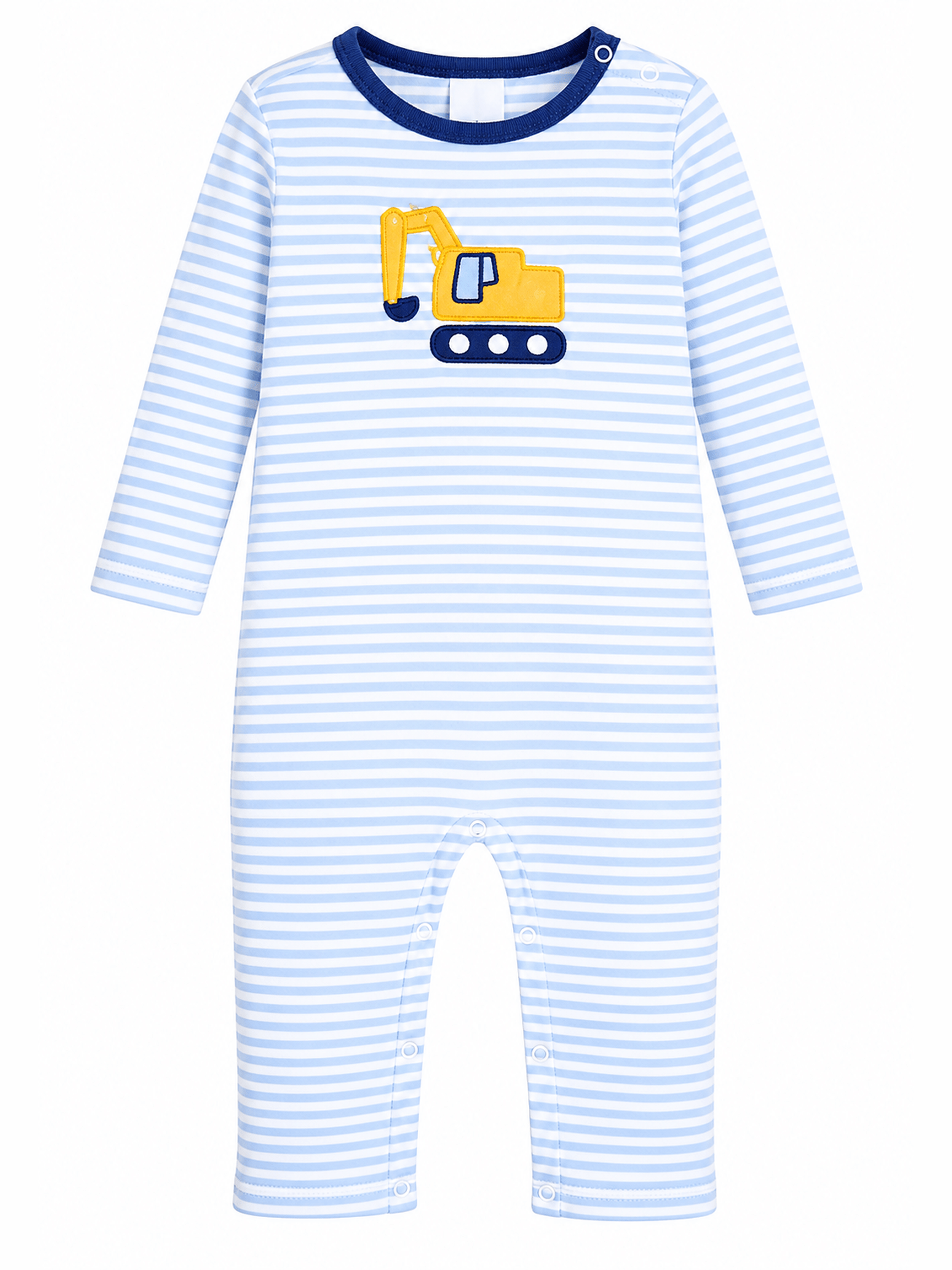 Applique Romper - Excavator