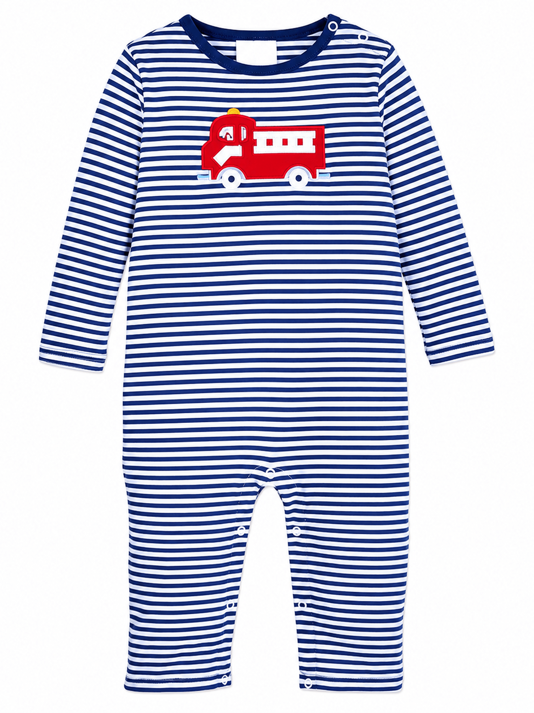 Applique Romper - Fire Truck