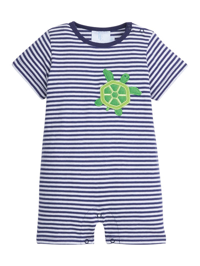 Applique Romper - Sea Turtle