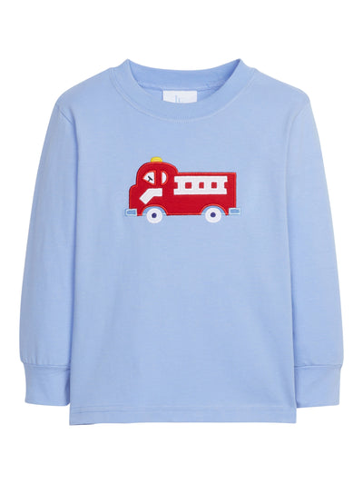 Applique T-Shirt - Firetruck