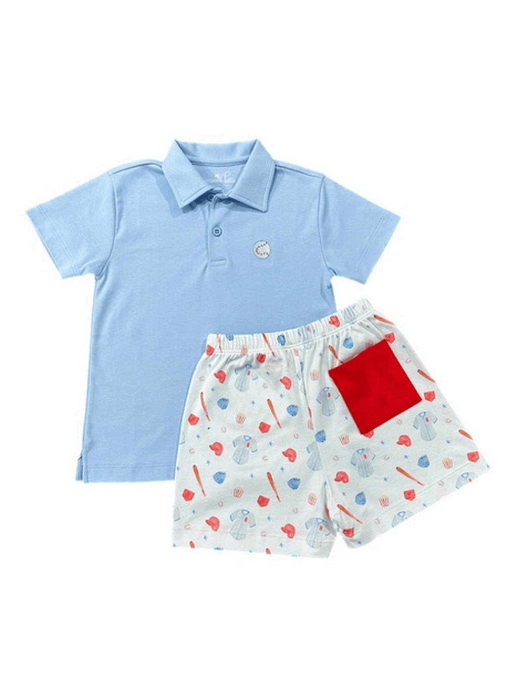 Embroidered S/S Knit Polo