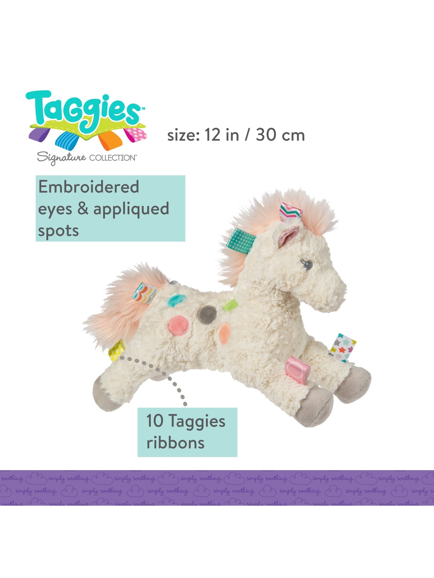 Taggies Painted Pony Soft Toy