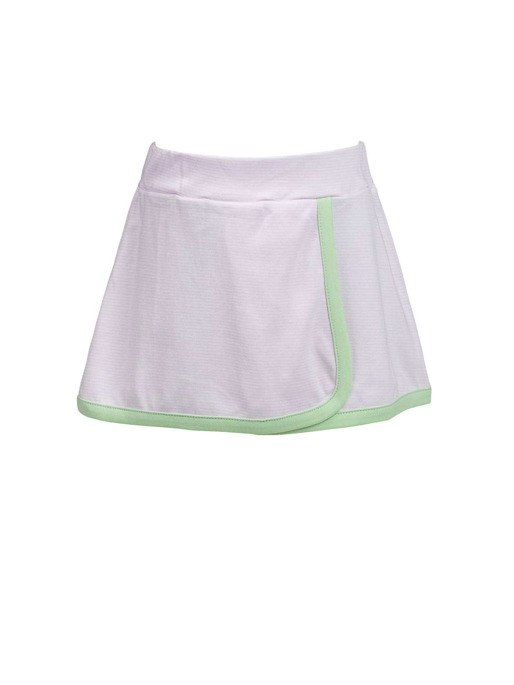 Pink with Green Stripe Sport Skort