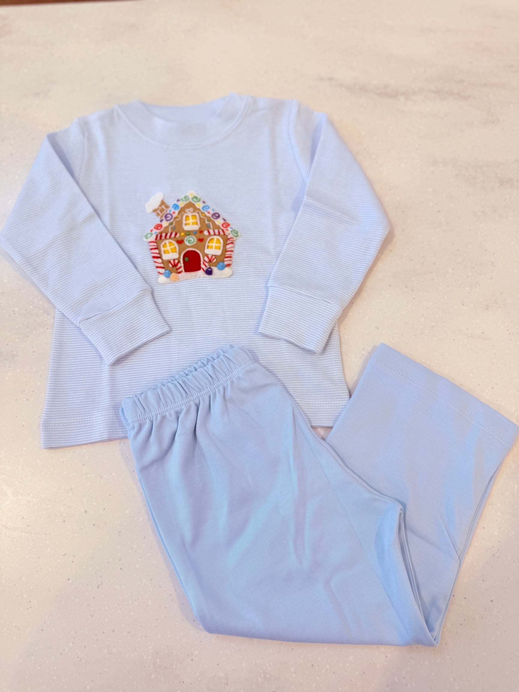 Blue Snowy Who House Pant Set
