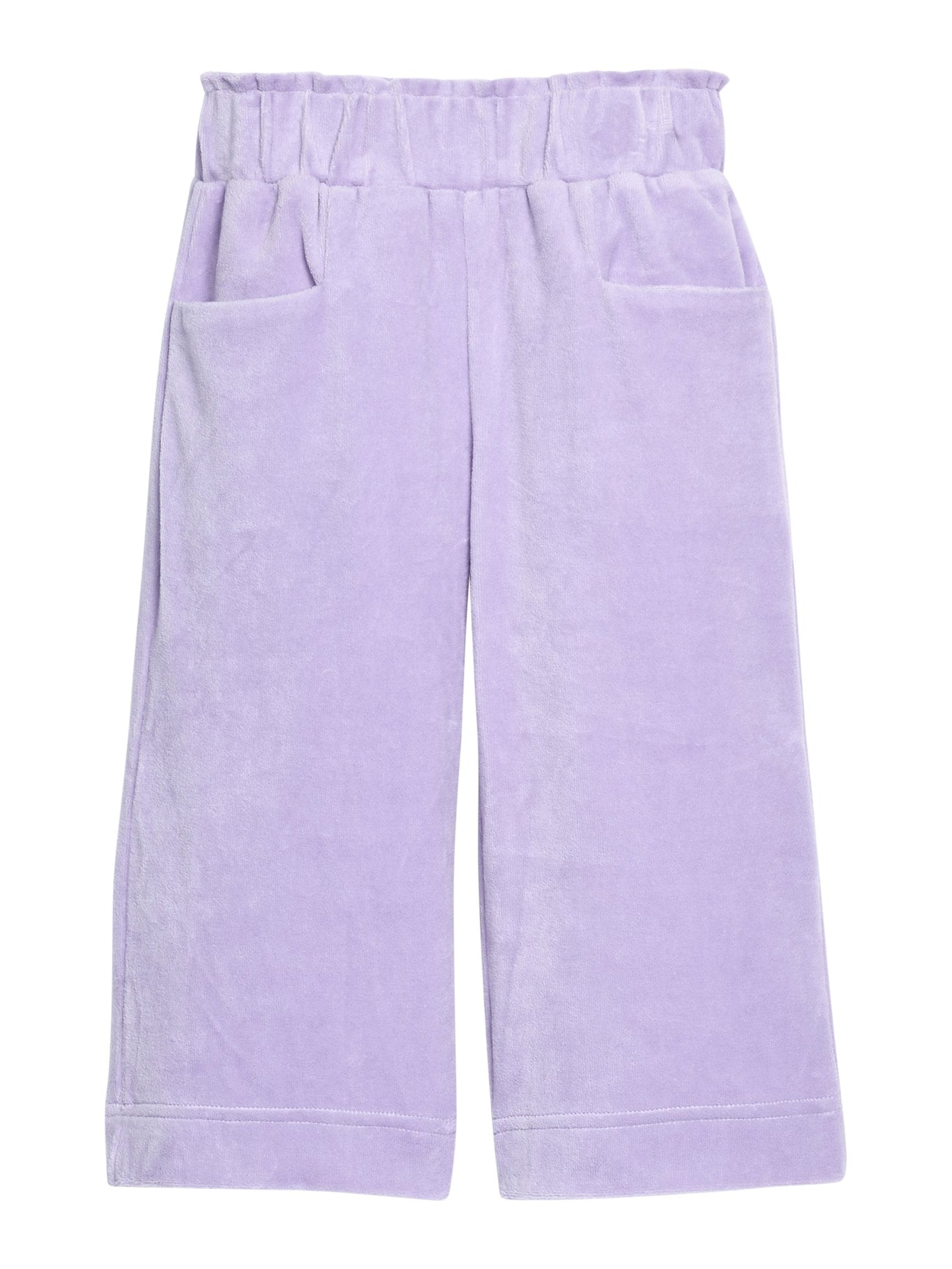 Palazzo Pants - Lavender Velour