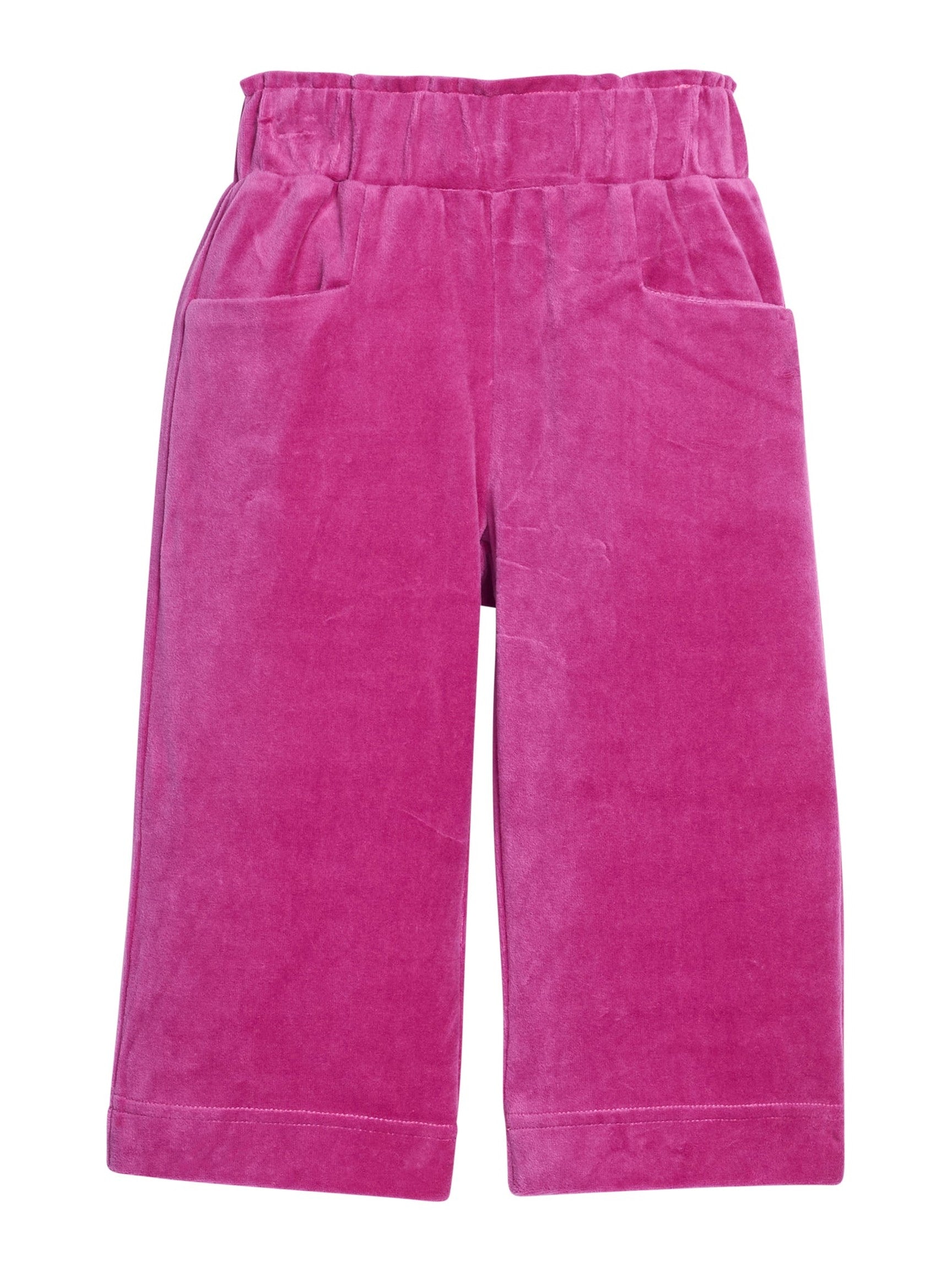 Palazzo Pants - Magenta Velour